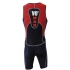 Ironman men's trisuit Sleeveless red-black  IMVO2TRISUITSLE